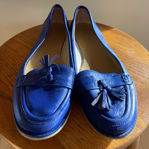 Talbots Blue / Purple Loafers with Tassel - Size 8 - Picture 4 of 5